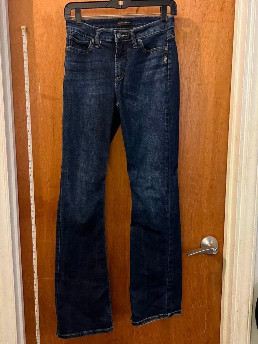 🐻Size 27x33 - Silver - Dark Blue Jeans - W27"/L33"